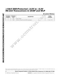 MAX3231AEEWV+T Datasheet Page 16