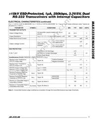 MAX3235EEWP+TG36 Datasheet Page 3