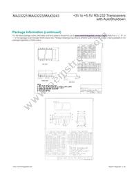MAX3243EAI+TG51 Datasheet Page 16