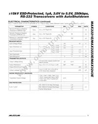 MAX3243ECUI+TG24 Datasheet Page 3