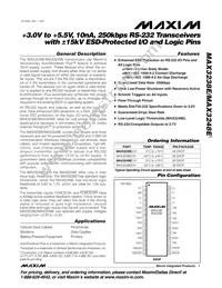 MAX3248ECAI+ Datasheet Cover