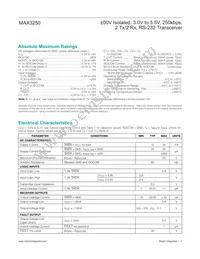 MAX3250EAI+T Datasheet Page 2