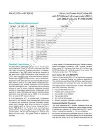 MAX32632IWQ+ Datasheet Page 18