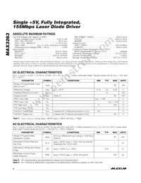 MAX3263CAG+T Datasheet Page 2