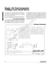 MAX3263CAG+T Datasheet Page 10
