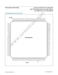 MAX32652GWE+ Datasheet Page 21