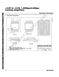 MAX3265EUE+T Datasheet Page 16