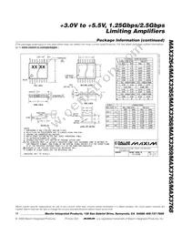 MAX3265EUE+T Datasheet Page 17