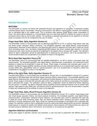 MAX32664GWEA+ Datasheet Page 20