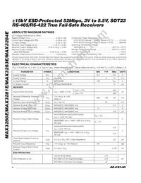 MAX3280EAUK-T Datasheet Page 2