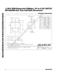 MAX3280EAUK-T Datasheet Page 10