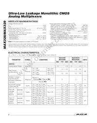 MAX328CPE+G002 Datasheet Page 2