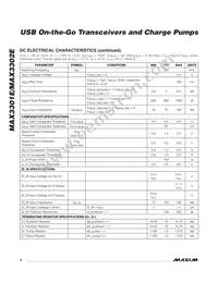 MAX3301EEWA+T Datasheet Page 4