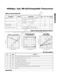 MAX3314CSA+ Datasheet Page 3