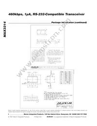 MAX3314CSA+ Datasheet Page 6