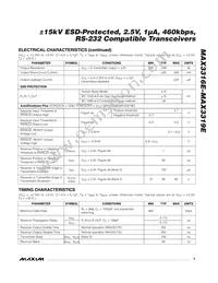 MAX3317EEAP+TG52 Datasheet Page 3