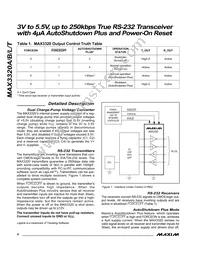 MAX3320BCAP+T Datasheet Page 6