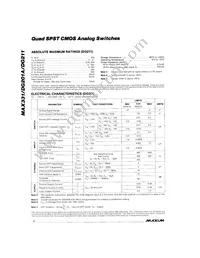 MAX332CPE+ Datasheet Page 2