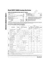 MAX332CPE+ Datasheet Page 4