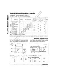 MAX332CPE+ Datasheet Page 6