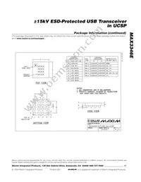 MAX3346EEBE+T Datasheet Page 17