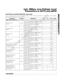 MAX3370ELT+ Datasheet Page 3