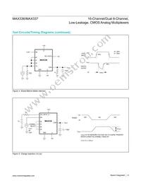 MAX337CWI+T Datasheet Page 8