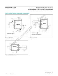 MAX337CWI+T Datasheet Page 9