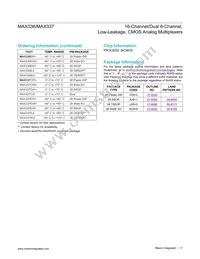 MAX337EPI+ Datasheet Page 11