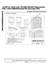 MAX3380ECUP Datasheet Page 14