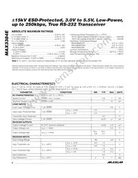 MAX3384EEAP Datasheet Page 2