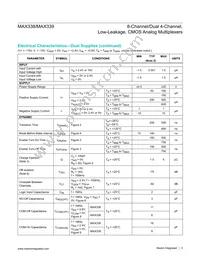 MAX338ETE-T Datasheet Page 3