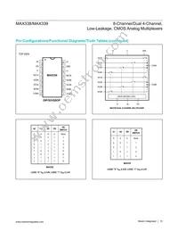 MAX338ETE-T Datasheet Page 10