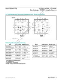 MAX338ETE-T Datasheet Page 11