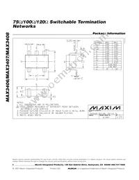 MAX3408EUK+T Datasheet Page 6