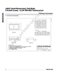 MAX3430MSA/PR3+ Datasheet Page 12