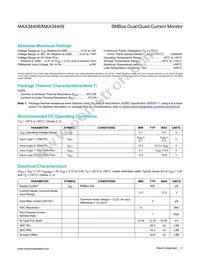 MAX34409ETE+T Datasheet Page 2