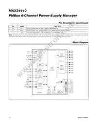 MAX34440ETL+ Datasheet Page 12