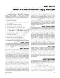 MAX34440ETL+ Datasheet Page 19