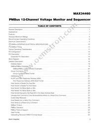 MAX34460ETM+T Datasheet Page 2