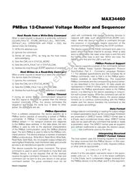 MAX34460ETM+T Datasheet Page 23