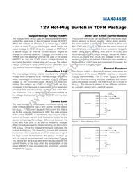 MAX34565ETB+ Datasheet Page 7