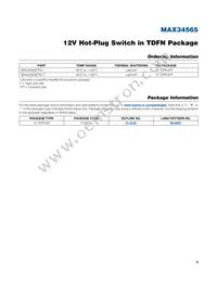 MAX34565ETB+ Datasheet Page 9