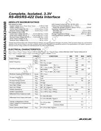 MAX3480AEPI+ Datasheet Page 2