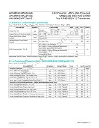 MAX3490EESA-T Datasheet Page 4