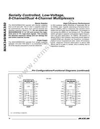 MAX349CWN+T Datasheet Page 18