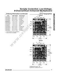 MAX349CWN+T Datasheet Page 19