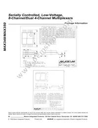 MAX349CWN+T Datasheet Page 20