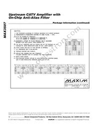 MAX3507EGI+ Datasheet Page 12
