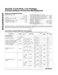 MAX350C/D Datasheet Page 2